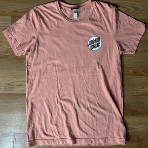 Santa Cruz Skateboards Orange Logo Tshirt Medium Skateboard Merch